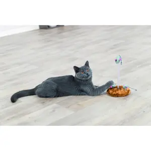Spiral spring cat toy, plush, catnip Trixie image-1
