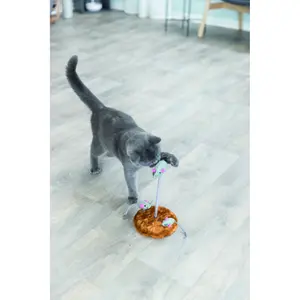 Spiral spring cat toy, plush, catnip Trixie image-2