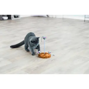 Spiral spring cat toy, plush, catnip Trixie image-3