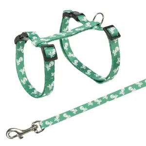 Set van 4 schedeltuigjes met riem voor katten Trixie image-0