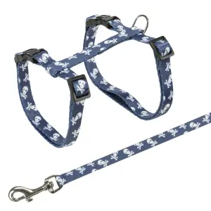 Set van 4 schedeltuigjes met riem voor katten Trixie image-2