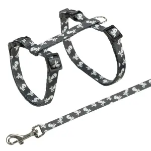 Set van 4 schedeltuigjes met riem voor katten Trixie image-3