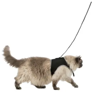 Mjuk sele med koppel för katter Trixie image-1