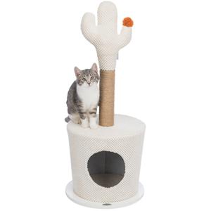 Cozy cat shelter with cactus Trixie image-3
