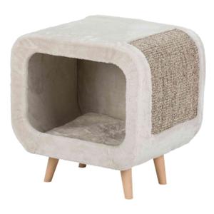 44430-cozy-cat-shelter-with-wooden-legs-trixie-alicia-grey-glossy-48x48x38-cm
