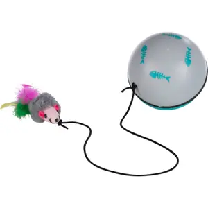 Jouet pour chat avec moteur et souris Trixie Turbinio image-1