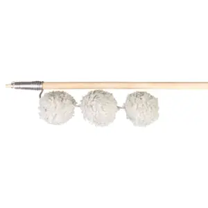 Hengel met houten ballen en pluche Trixie image-0