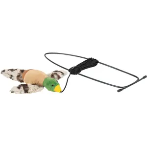 Katzenspielzeug - Vogel für Türkarde aus Plüsch Trixie image-0