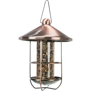 Comedouro para aves de exterior com grelha metálica de proteção Trixie image-1