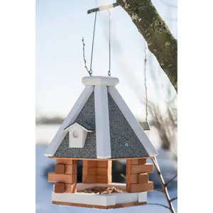 Mangeoire pour oiseaux suspendue en pin Trixie Natura image-1