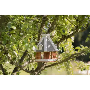 Mangeoire pour oiseaux suspendue en pin Trixie Natura image-4