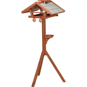 Comedero para pájaros con soporte y silo de pino Trixie Natura image-1