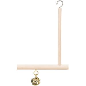 balançoires pour oiseaux avec cloche en bois Trixie image-1