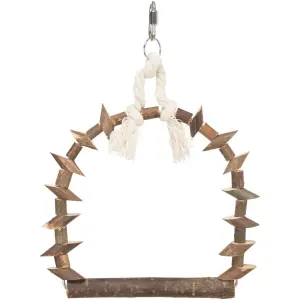 balançoires pour oiseaux avec pièces en bois en bois d'écorce Trixie image-0