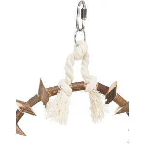 balançoires pour oiseaux avec pièces en bois en bois d'écorce Trixie image-1