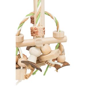 Juguetes para pájaros con tiras de papel de madera Trixie image-2