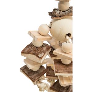 Juguetes para pájaros en cadena con cuerda y cuentas de madera/corcho Trixie image-3