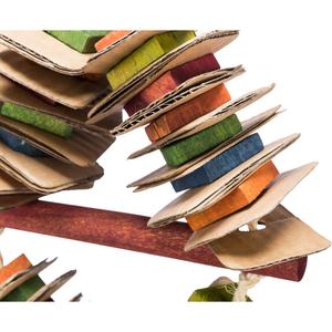 Juguetes para pájaros en cuerda de sisal + cartón, madera Trixie image-3