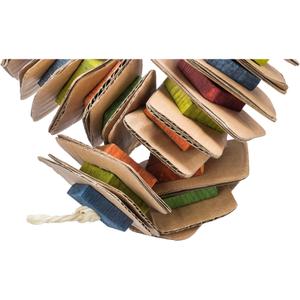 Juguetes para pájaros en cuerda de sisal + cartón, madera Trixie image-4