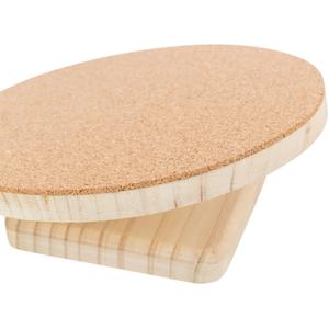 Wood/cork exercise disc for rodents Trixie image-2