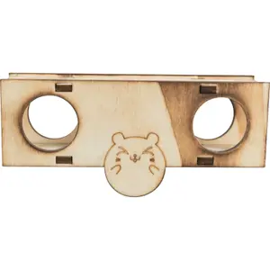 Lot de 3 balançoires pour oiseaux souris en bois/flammée Trixie image-1