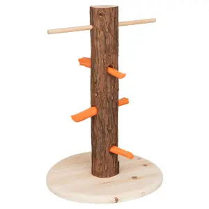Arbre à aliments lapin en bois d'écorce Trixie image-0