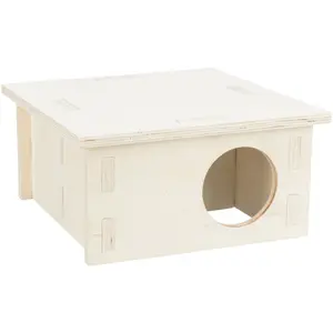 Meerkamerhuis voor konijnen en kleine knaagdieren met 2 kamers Trixie image-0