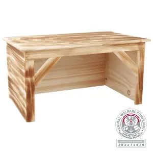 Houten en gevlamd huisje voor dwergkonijnen Trixie image-0