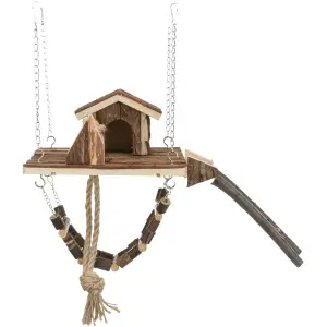 Aire de jeu pour souris en bois d'écorce Trixie Janne image-2