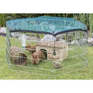 Kleintiergehege mit Schutznetz Trixie Natura image-2