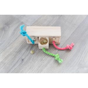 Rodent toy wooden treat cube Trixie image-3
