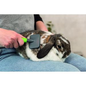 Soft plastic/metal bristle rodent brush Trixie image-4