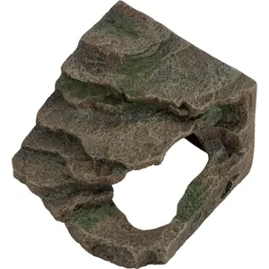 Decoração de canto de rocha com caverna e plataforma de floresta tropical Trixie image-1