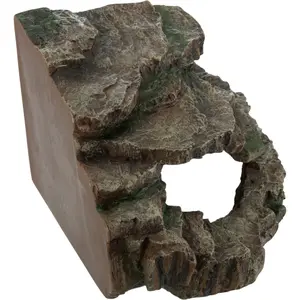 Decorazione rocciosa ad angolo con grotta e piattaforma di foresta pluviale Trixie image-1