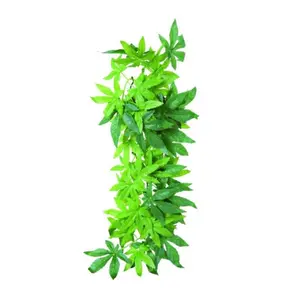 Set van 3 terrariumdecoraties - zijden abutilonplant voor terrariums Trixie