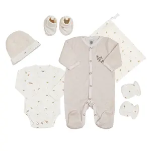 Newborn set 6 pieces baby Trois Kilos Sept Good night
