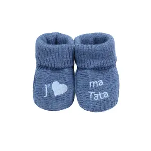 Chaussons bébé Trois Kilos Sept J'aime Tata (x6) image-2