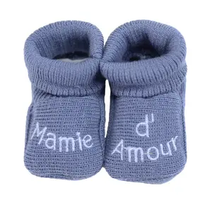 Embroidered baby slippers Trois Kilos Sept Mamie D'amour (x6) image-1