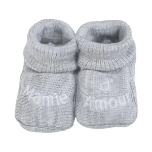 Embroidered baby slippers Trois Kilos Sept Mamie D'amour (x6) image-2