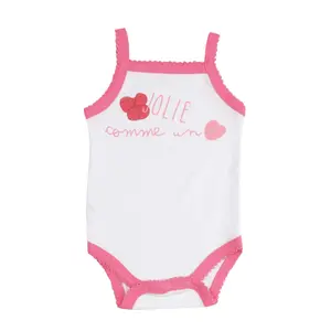 Bodys med stropper til baby Trois Kilos Sept Jolie Comme Un Cœur image-0