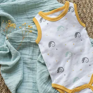 Baby Body mit Trägern Trois Kilos Sept Cameleon image-1