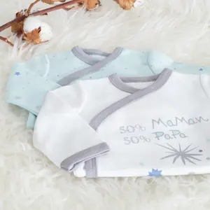 Langarm Body für Baby Trois Kilos Sept Bebe D'amour (x2) image-2