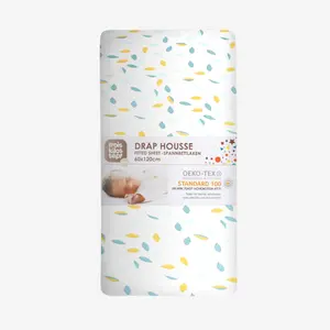 Bettlaken mit Blättern Trois Kilos Sept 60x120 cm image-2