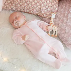 Baby velour pyjamas Trois Kilos Sept Y Sophie La Girafe image-2