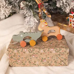 Wooden crocodile baby toy Trois Kilos Sept image-1