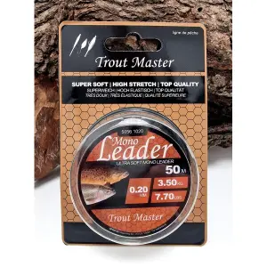 Monofilamentos Trout Master Leader 0,20 mm image-0