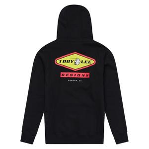 Hooded sweatshirt Troy Lee Designs Carbone image-1
