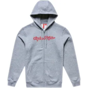 Motorcycle hooded zip sweatshirt Troy Lee Designs Signature image-0