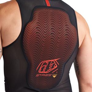 Sleeveless motorcycle protective vest Troy Lee Designs Stage Ghost D30 image-2
