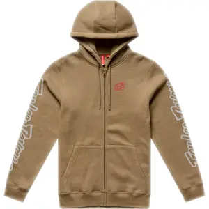 Motorcycle hooded zip sweatshirt Troy Lee Designs Badge image-0